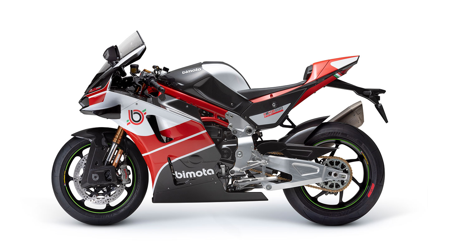 趣味・スポーツ・実用 Bimota 25 Years of Excellence bimota「KB998 Rimini」の各部と足つき性をチェック！ 美しい外装に